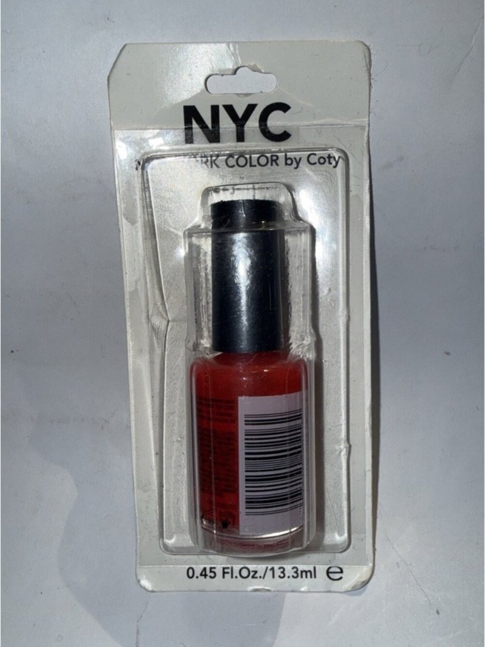 NYC New York Color by Coty Long Wear Nail Polish 0.45 FL. Oz./13.3ml Orange